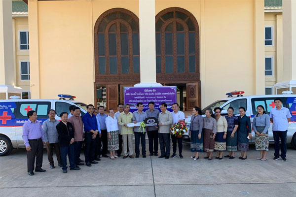 Donate 2 cars ambulance to Sepon & Phin district Hospital, Savanhnaket province Image